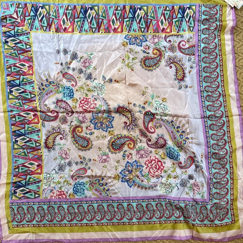 Johnny Was Magaly Silk Scarf